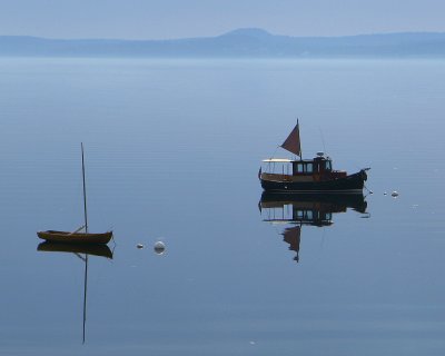 Boats off Ryders Cove