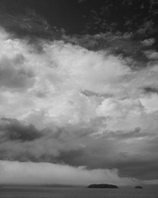 Storm over islands