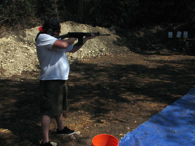 Ray is form Ireland - they don't get to play with guns. Well, not in the Republic anyways...