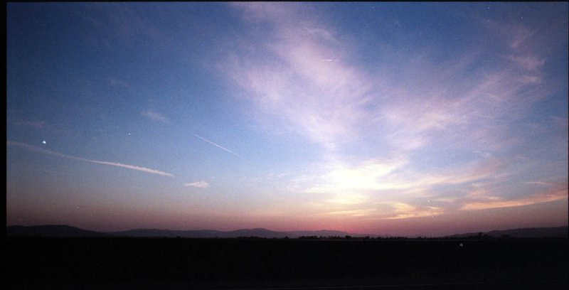 West Texas Sunset Near El Paso