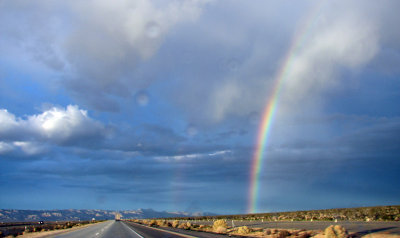 Rainbow in Mojave, CA