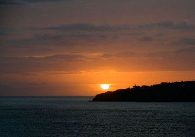 Sunset from Young Island