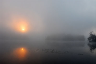 Sunrise over Lake Winnipesaukee