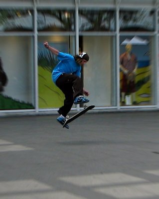 Skateboardåkare, Bismarckplatz, Heidelberg