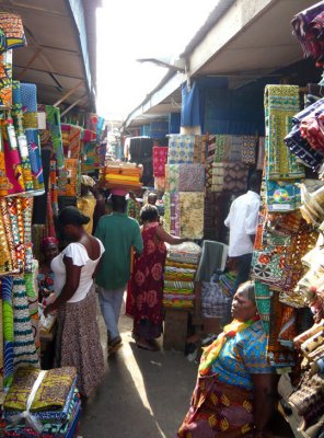 in Kumasi's main market