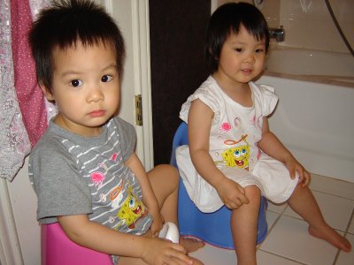 坐 potty