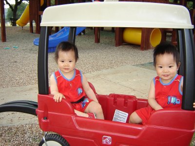 坐 wagon 到公園玩