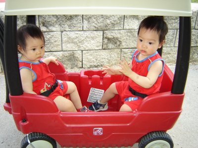 坐上 wagon 回家