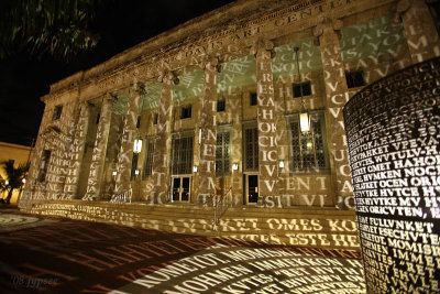 LUX, circa 2001; the sanborn sculpture in light