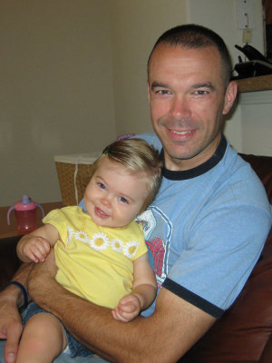 Posing with Daddy