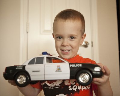 Proud Cop Kid