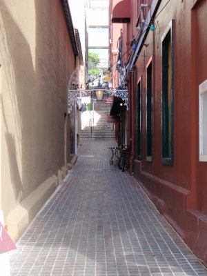 Side Alley -- Found a Great Coffee Shop Down Here