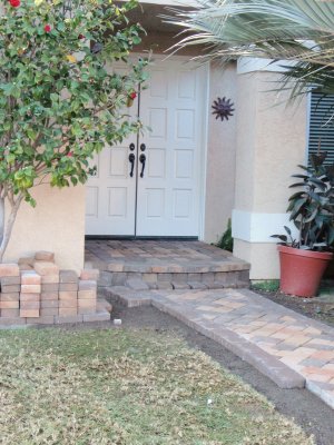 Walkway to Front Door