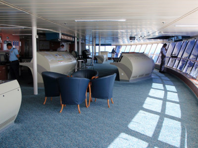 Ship's Navigational Bridge