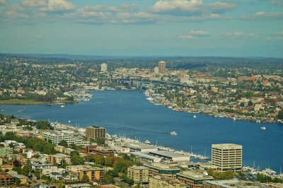View of Seattle from Top of Space Needle