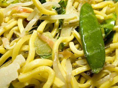 Noodles and vegetable stir fry