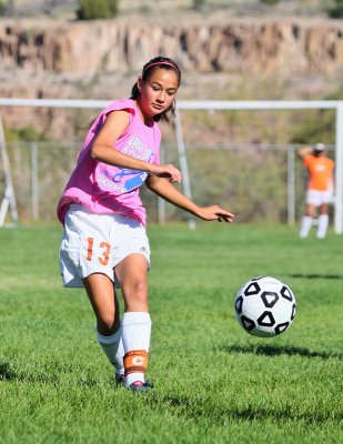 Soccer: Los Alamos vs Eldorado Girls C teams -- Oct 9 2010