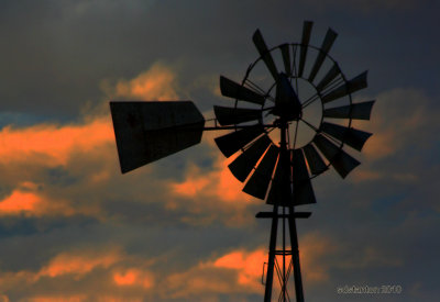 Amber Skies Windmill