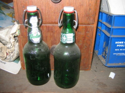 18 september  Two green bottles in  a shed