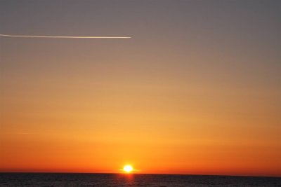 Sunset Baltic sea