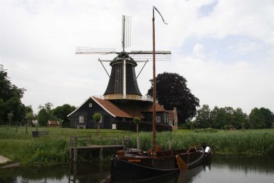 boat and windmill