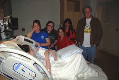 Shannon, Cordie, Jessica, Grandma Kandi, and Brian