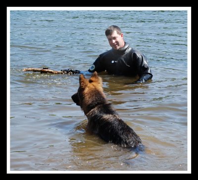 WILLIAM WITH DIVER DAVE