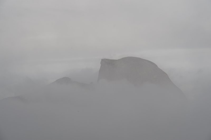Half Dome in the Mist