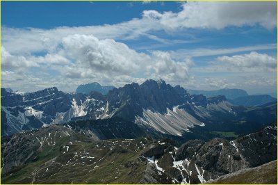 panorama verso le odle