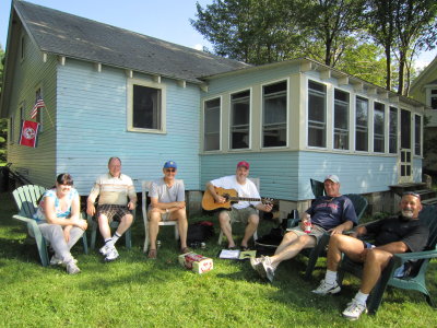 Friends and Classmates at Camp on Malletts Bay.JPG