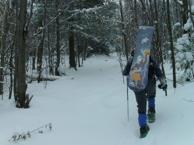 Backcountry Snowboard on Mt. Moriah 12/20/08