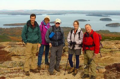 Summit of Cadillac (Stuart, Kitt, Doug, Ann & Bruce)