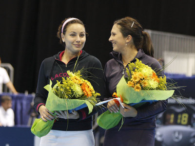 Sverine Bremond-Beltrame et Sofia Arvidsson (finalistes double)