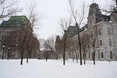 La facade arrire du Parlement