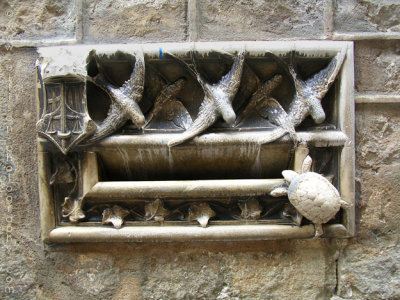 Wall ornamant in el Barri Gotic