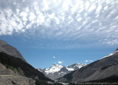 Looking south towards Athabasca Mountain