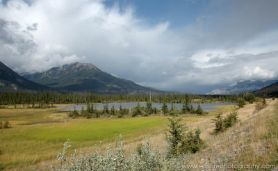 Jasper Lake & the Desmet Range