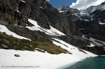 Yukness Mountain, Hungabee Mountain & Opabin Lake