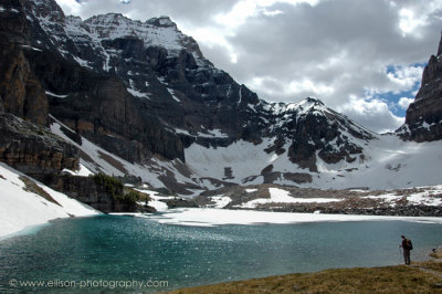 Yukness Mountain, Hungabee Mountain & Opabin Lake