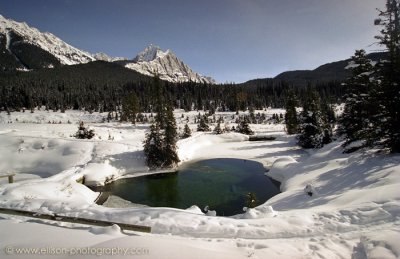 Inkpots at Johnston Canyon