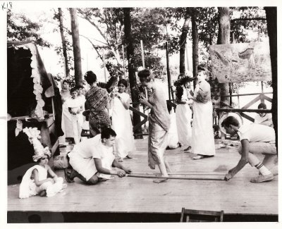 Olympic cultural production on outdoor platform 1965.jpg