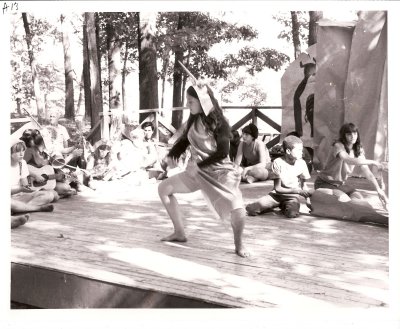 Campers perform a skit during the Olympics 1967 3.jpg