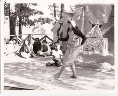 Campers perform a skit during the Olympics 1967 2.jpg