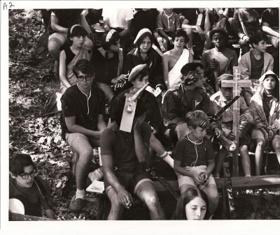 Campers watching a performance on the platform 1967 2.jpg