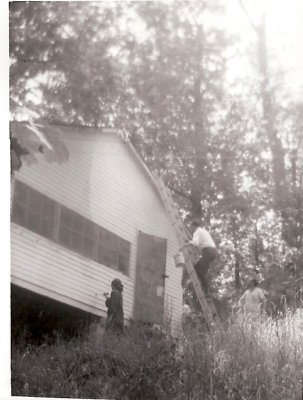 Volunteers paint the bunks pre-season 1969.jpg