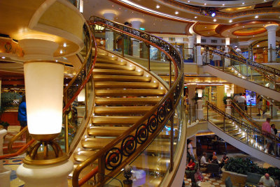 Grand Staircase, Emerald Princess