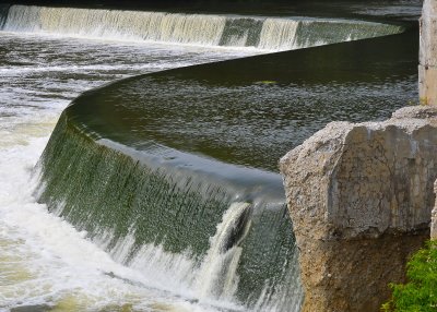 Dam on the Grand River at Paris Ontario