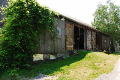 Barn used for music performances at winery