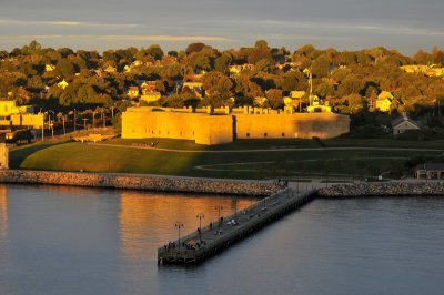 Entering New London Harbour