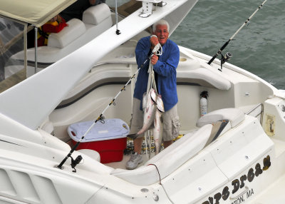 Proud of his catch